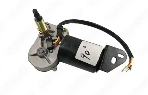 Train Wiper Motor & Blade Assembly: 90° Angle, 370 Arm x 400 Blade